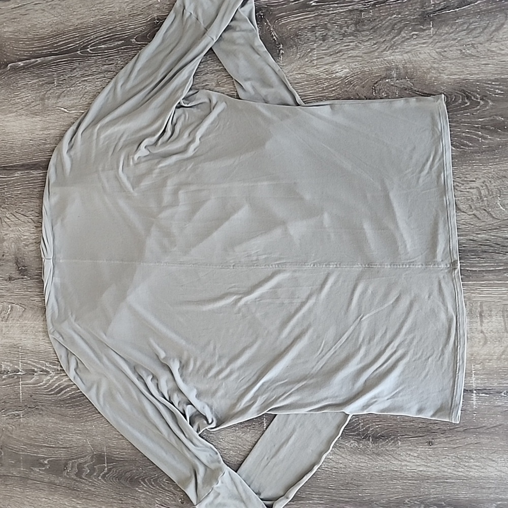 Helmut Lang 100% Modal Scala Draped Cowl Neck Lon… - image 7